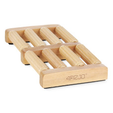 Drewniany wałek do masażu 4Fizjo stóp podwójny