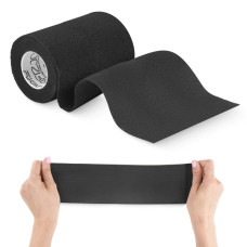 Bandaż kohezyjny 4Fizjo samoprzylepny 4,5 m × 10 cm czarny