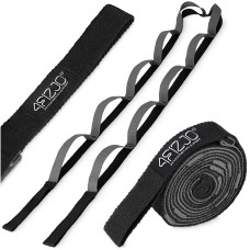 Taśma gimnastyczna 4Fizjo do rozciągania i jogi szara