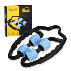 Roller do masażu ciała 4Fizjo z wypustkami niebieski