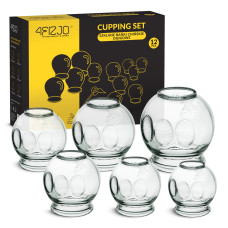 Bańki chińskie ogniowe 4Fizjo szklane 12 szt.