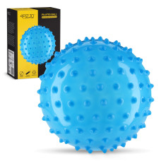 Piłka rehabilitacyjna 4Fizjo z kolcami 20 cm niebieska