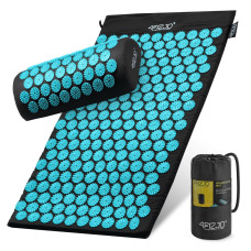 Mata do akupresury 4Fizjo z poduszką klasyczna niebieska