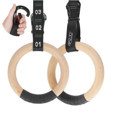 Kółka gimnastyczne 4Fizjo do podciągania zielone