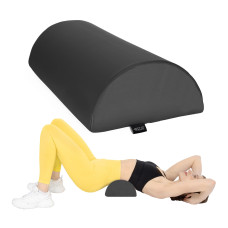 Półwałek do rehabilitacji i masażu 4Fizjo czarny