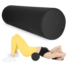Wałek rehabilitacyjny 4Fizjo kształtka do masażu 100 x 30 cm czarna