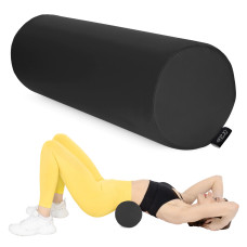 Wałek rehabilitacyjny 4Fizjo kształtka do masażu 60 x 20 cm czarna