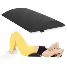 Półwałek lędźwiowy 4Fizjo do rehabilitacji czarny