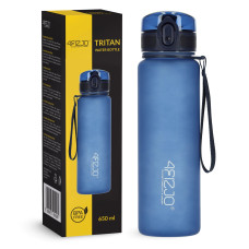 Butelka sportowa 4Fizjo na wodę 650ml niebieska