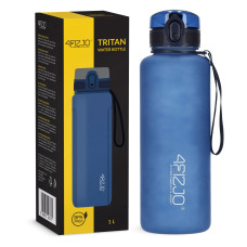 Butelka sportowa 4Fizjo na wodę 1L niebieska