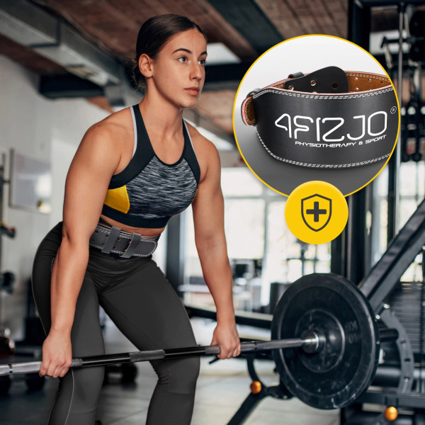 Pas kulturystyczny 4Fizjo do podnoszenia ciężarów M