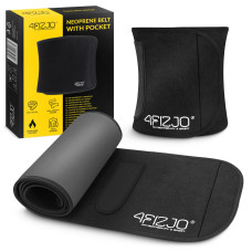 Neoprenowy pas wyszczuplający 4Fizjo na brzuch z kieszonką L/XL