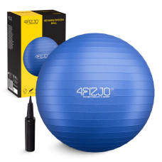 Piłka gimnastyczna 4Fizjo dmuchana 55 cm granatowa