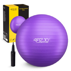 Piłka gimnastyczna 4Fizjo dmuchana 85 cm fioletowa