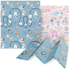 Mata edukacyjna dla niemowląt 4Fizjo Królestwo i Kosmos 180 x 150 cm