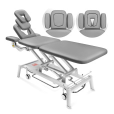 Stół do masażu i rehabilitacji elektryczny 4Fizjo ERGO szary