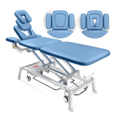 Stół do masażu i rehabilitacji elektryczny 4Fizjo ERGO niebieski