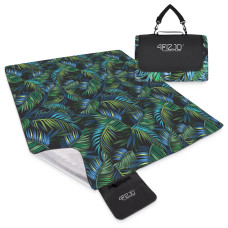 Koc piknikowy 4Fizjo plażowy z izolacją 200 x 200 cm palmy