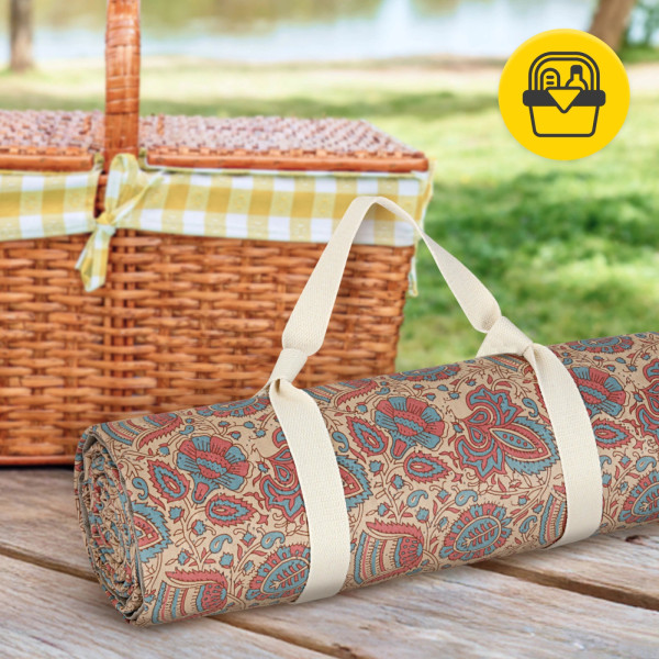 Koc piknikowy 4Fizjo plażowy 200 x 150 cm orientalny