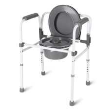 Krzesło sanitarne 4Fizjo toaletowe 3 w 1 z regulacją wysokości