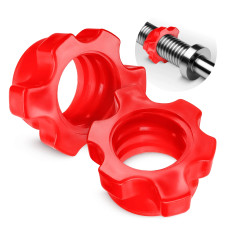 Zaciski plastikowe 4Fizjo do gryfu 25 mm 2 szt. - czerwone