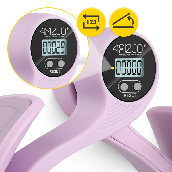 Motylek do ćwiczeń 4Fizjo ud i mięśni dna miednicy z licznikiem fioletowy