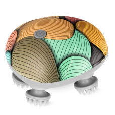 Elektryczny masażer do głowy 4Fizjo wodoodporny wielokolorowy