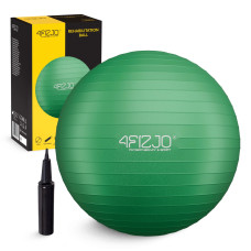 Piłka gimnastyczna 4Fizjo dmuchana 75 cm zielona