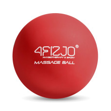 Piłka do masażu 4Fizjo Lacrosse Massage Ball czerwona