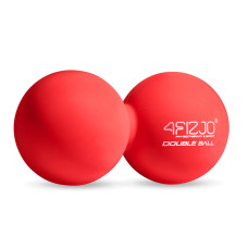 Podwójna piłka do masażu 4Fizjo DOUBLE BALL czerwona