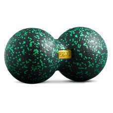 Podwójna piłka do masażu 4Fizjo EPP 12 cm zielona