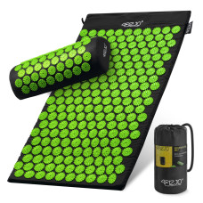 Mata do akupresury 4Fizjo z poduszką klasyczna zielona
