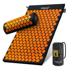 Mata do akupresury 4Fizjo z poduszką klasyczna pomarańczowa