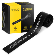 Taśma rehabilitacyjna do ćwiczeń 4Fizjo FLOSS BAND 1,5 mm czarna