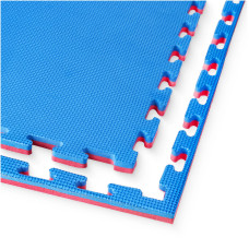 Mata ochronna piankowa 4Fizjo PUZZLE na podłogę 100 x 100 cm niebieska
