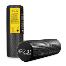 Wałek do masażu 4Fizjo z wypustkami CARE+ 45 cm czarny