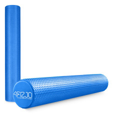 Wałek do masażu 4Fizjo z wypustkami CARE+ 90 cm niebieski