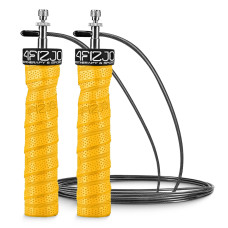 Skakanka bokserska 4Fizjo z obciążeniem 3 m żółta