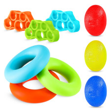 Zestaw 9 gum do ćwiczeń 4Fizjo rąk palców