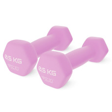 Hantelki żeliwne do ćwiczeń 4Fizjo Classic 2 x 0,5 kg