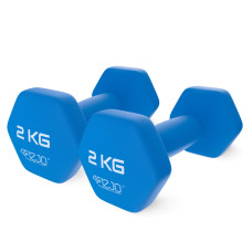 Hantelki żeliwne do ćwiczeń 4Fizjo Classic 2 x 2 kg