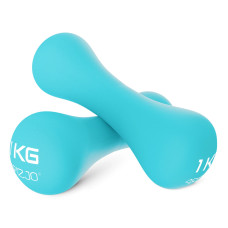 Hantelki żeliwne do ćwiczeń 4Fizjo 8-shape 2 x 1 kg