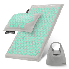 ECO Mata do akupresury 4Fizjo z łuskami gryki i kokosem miętowa