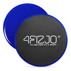 Dyski poślizgowe do ćwiczeń 4Fizjo SLIDE 2 szt. niebieskie