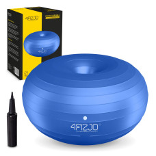 Piłka gimnastyczna 4Fizjo DONUT AIR BALL niebieska