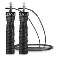 Skakanka bokserska 4Fizjo z obciążeniem 3 m czarna