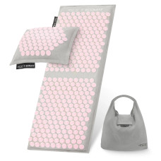 ECO Mata 4Fizjo do akupresury z poduszką XL różowa