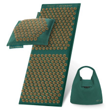 ECO Mata do akupresury 4Fizjo z poduszką XL zielona