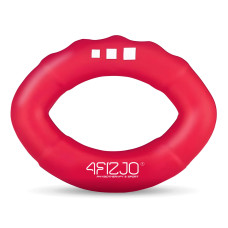 Silikonowy ściskacz 4Fizjo do treningu dłoni czerwony