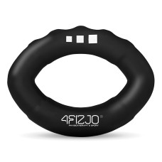 Silikonowy ściskacz 4Fizjo do treningu dłoni czarny